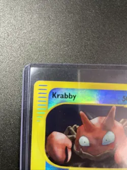 Krabby 115/165 Expedition Reverse Holo Pokemon Card E Reader Series Vintage 2002 - Image 2