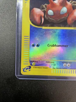 Krabby 115/165 Expedition Reverse Holo Pokemon Card E Reader Series Vintage 2002 - Image 4