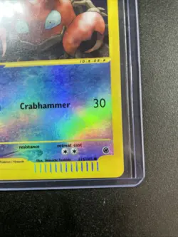 Krabby 115/165 Expedition Reverse Holo Pokemon Card E Reader Series Vintage 2002 - Image 5