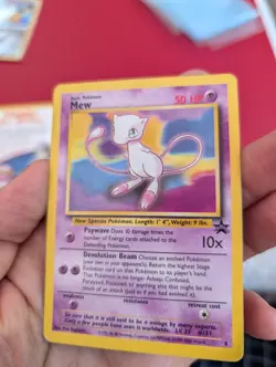 Mew WOTC Black Star Promo 8 Pokemon Card Plus Insert Excellent Condition - Image 4