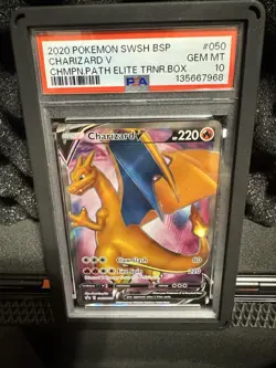 Pokemon Charizard V & Mega Charizard X ex Super Rare Foil Card Lot PSA 10 & Raw - Image 3