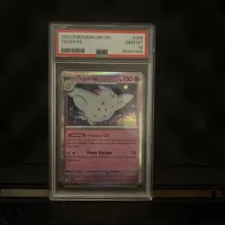 Pokemon TCG Sv03: Obsidian Flames Togekiss Holo Card 085/197 PSA 10 - Image 1