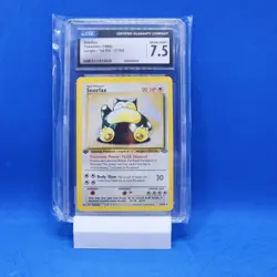 CGC 7.5 Snorlax 1999 Jungle 27/64 Pokemon Card Fresh Slab! - Image 1
