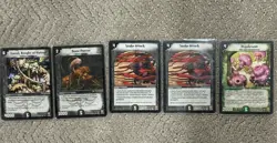 Duel Masters Rampage of the Super Warriors DM-03 Lot Of 5 Cards MP-LP - Image 1