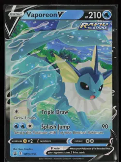 Vaporeon V Promo SWSH: Sword & Shield Promo Cards SWSH150 NM - Image 1