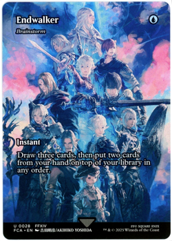 Endwalker - Brainstorm (Showcase) - 0028 - Final Fantasy - MTG - NM/M - Image 1