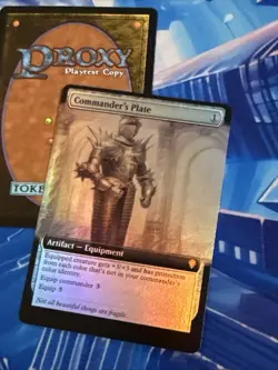DIY Commander’s Plate Extended Art Foil Playtest - Image 2