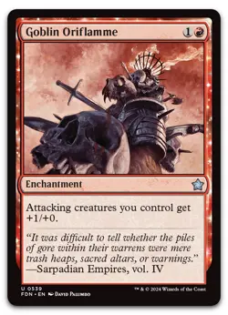 Goblin Oriflamme #539 (NM) Foundations FDN Magic MTG - Image 1