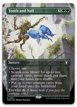 Tooth and Nail (Borderless) #652 (NM) Commander Masters CMM Magic MTG - Image 1