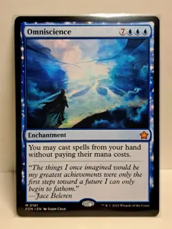 Omniscience 161 Mythic Non-foil FDN Foundations MTG Magic the Gathering - Image 1