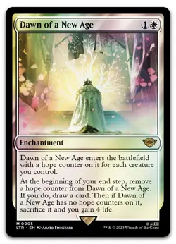 Dawn of a New Age #5 (Foil) (LP) Lord of the Rings LTR Magic MTG - Image 1