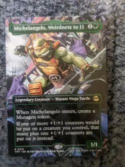 Michelangelo, Weirdness to 11 (Borderless) Teenage Mutant Ninja Turtles Regular - Image 1