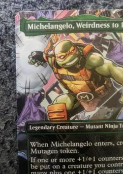 Michelangelo, Weirdness to 11 (Borderless) Teenage Mutant Ninja Turtles Regular - Image 2
