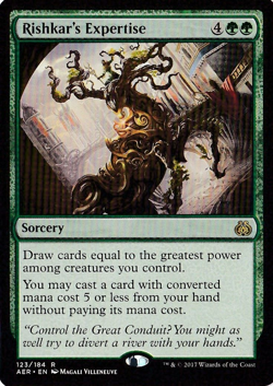 MTG - Rishkar's Expertise - Aether Revolt - NM, English Magic - Image 1
