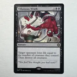 Marvel MTG Villainous Wrath Rare Board Wipe SPM EN Pack Fresh NM - Image 1