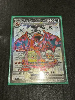 Pokemon TCG Charizard EX Obsidian Flames 215/197 Near Mint Condition - Image 2