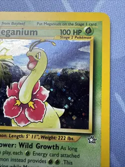 Meganium Neo Genesis Holo Rare #11/111 VINTAGE 2000 Pokemon TCG - Image 5