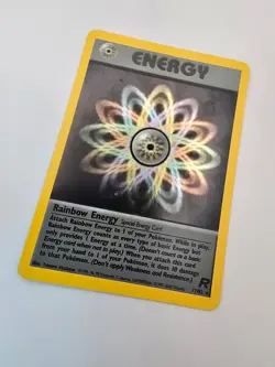 Pokemon - Rainbow Energy - Team Rocket - Holo - LP - Image 3