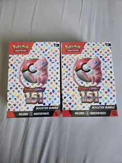 Lot of (2) Pokemon 151 Booster Bundle Scarlet & Violet - English Factory Sealed - Image 1