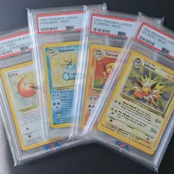 Pokemon Jungle & Black Star Promo Holo Lot PSA 8 Jolteon Flareon Vaporeon Eevee - Image 1