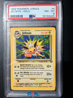 Pokemon Jungle & Black Star Promo Holo Lot PSA 8 Jolteon Flareon Vaporeon Eevee - Image 2
