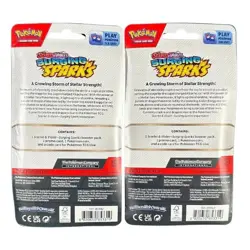 Pokemon Scarlet & Violet Surging Sparks Checklane Blister 16 Pack Box #CKE - Image 3