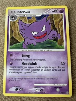 2008 Pokemon TCG Stormfront Haunter Lv.35 HP 80 Regular Non holo 40/100 LP - Image 1