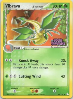 2006 EX - Holon Phantoms Vibrava RARE HOLO STAMPED #54 - Image 1