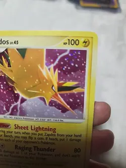 Pokemon Zapdos Holo Diamond & Pearl Majestic Dawn 14/100 - Image 5