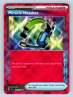 Pokemon Miracle Headset Ace SPEC Surging Sparks 183/191 NM - Image 1