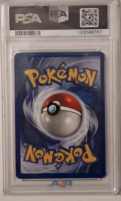 2000 POKEMON PROMO BLACK STAR POKEMON LEAGUE #9 MEW HOLO PSA 8 Vintage W/Swirl - Image 2