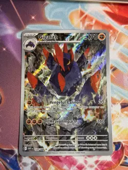 2025 Pokemon White Flare Gigalith Illustration Rare #129/086 - Image 1