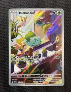 2024 Pokemon BULBASAUR Stellar Crown 143/142 - Image 1