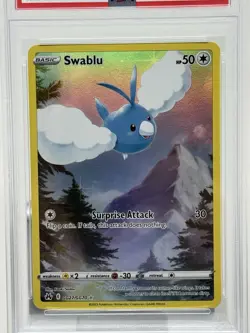 2023 Pokemon Sword & Shield Full Art Swablu Crown Zenith #GG27/GG70 PSA MINT 9 - Image 3