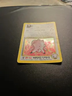 Erika's Clefable 3/132 Gym Heroes Holo Rare Vintage Pokemon Rare HP - Image 5