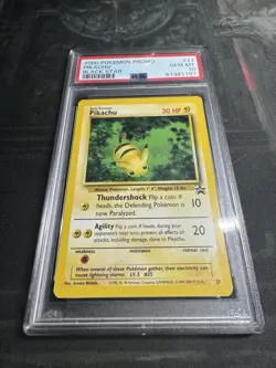 2000 Pokemon Black Star Promo Pikachu #27 PSA 10 - Image 2