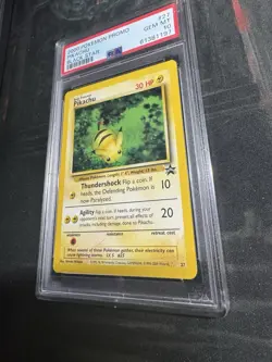 2000 Pokemon Black Star Promo Pikachu #27 PSA 10 - Image 3