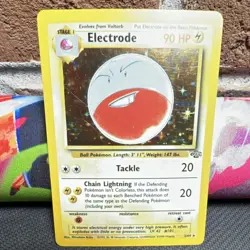 Pokemon Electrode Holo Rare Jungle 2/64 Unlimited Wizards 1999 90 HP English - Image 1