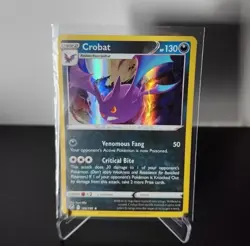 Pokemon TCG Crobat Silver Tempest 105/195 Holo Rare NM/M - Image 1