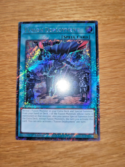 Yugioh Fusion Deployment RA02-EN065 Platinum Secret Rare English 1st Edition - Image 1