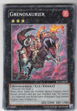 YU-GI-OH Grenosaurier Starfoil SP13-DE022 deutsch - Image 1