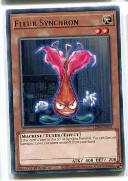 Yu-Gi-Oh! Fleur Synchron Rare englisch LED8-EN031 Blumensynchron - Image 1