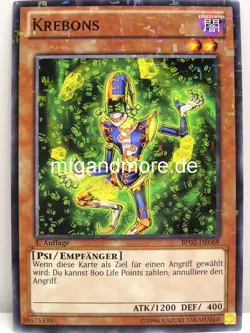 Yu-Gi-Oh - 1x Krebons - Mosaic Rare - BP02 - War of the Giants - Image 1