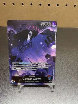 One Piece Royal Blood CAESAR CLOWN #OP10-002 Foil Leader ALT Art - Image 1