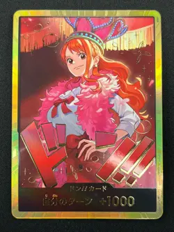 [NM] DON!! Card Nami Gold Frame Heroines Edition Japanese ONE PIECE 3M24 - Image 2