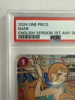 One Piece PSA 10 Nami OP01-016 English Version 1st Anniversary Set - Image 3