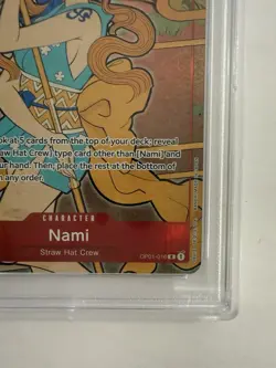 One Piece PSA 10 Nami OP01-016 English Version 1st Anniversary Set - Image 5