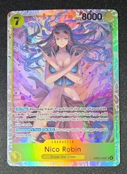 Nico Robin (055) EB03-055 Extra Booster: One Piece Heroines Edition TCG SR Foil - Image 1