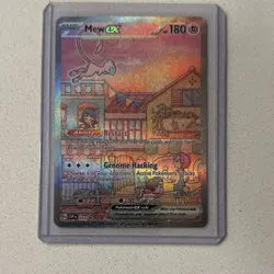 Pokemon Mew EX SVP Black Star Promo Full Art Holo Card #053 180 HP - Image 1