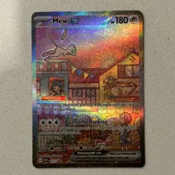 Pokemon Mew EX SVP Black Star Promo Full Art Holo Card #053 180 HP - Image 2